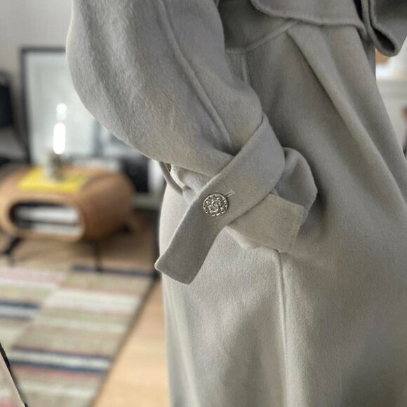 Grey wool coat dress set - Picture 8 of 8